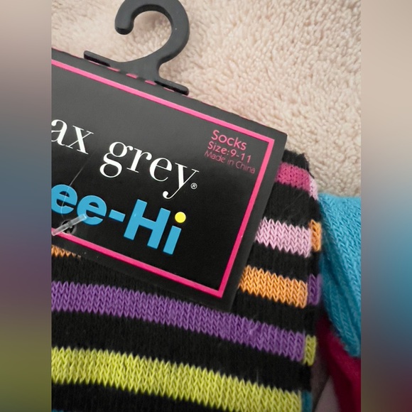 80’s Knee High Socks size 6-8, 9-11 - Picture 5 of 7